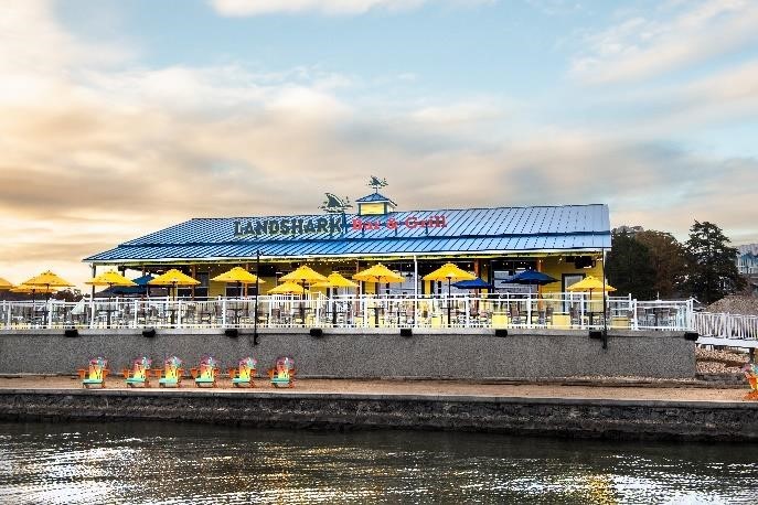 LANDSHARK BAR & GRILL NOW OPEN AT MARGARITAVILLE LAKE RESORT, LAKE OF THE OZARKS