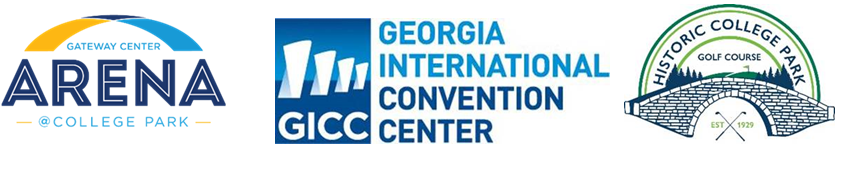Gateway Center Arena - GICC - College Park Golf Course Logos